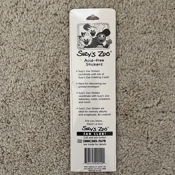 Suzy’s Zoo stickers - Happy Birthday - Picture 3 of 3